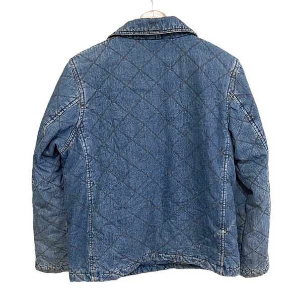 VINTAGE LAUREN BY RALPH LAUREN DENIM BUTTON JACKET | SZ: L | NWOT - Picture 7 of 10